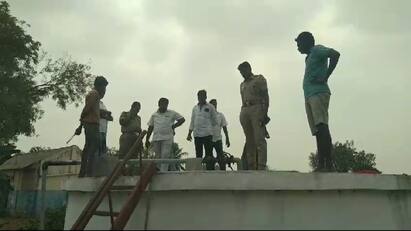 Salem news Dog found dead in drinking water tank Police investigation - TNN குடிநீர் தொட்டியில் செத்து கிடந்த நாய் காவல்துறையினர் விசாரணை - சேலத்தில் பரபரப்பு.