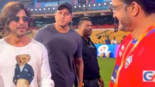 Shah Rukh Khan Hugs Sourav Ganguly Ahead Of WPL 2024 Opening Ceremony- WATCH