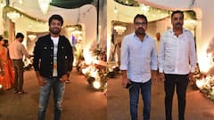 దిల్ రాజు సోదరుడి కొడుకు ఆశిష్ రిసెప్షన్ వేడుకల్లో టాలీవుడ్ సెలబ్రిటీల సందడి