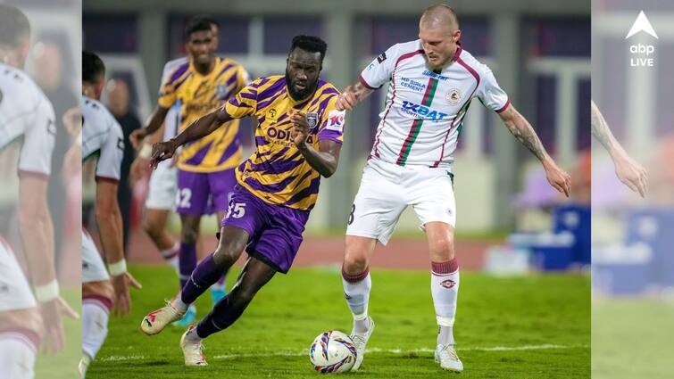 Odisha FC vs Mohun Bagan Super Giant Highlights OFC vs MBSG ISL Sadiku and Mauricio miss chances for both sides leaving it all square Mohun Bagan Super Giant: গোল নষ্টের খেসারত! ওড়িশার সঙ্গে ড্র মোহনবাগানের, যাওয়া হল না পয়েন্ট টেবিলের শীর্ষে