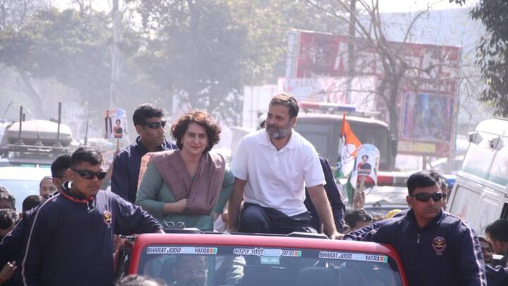 She was supposed to join the yatra in Chandauli district a few days ago but was unable to do so as she was hospitalised due to ill health. (Source: ANI)