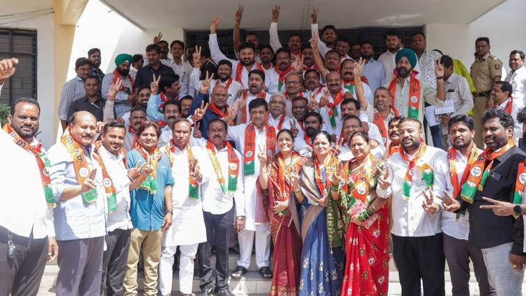 Maharashtra Ashok Chavan 55 Congress Corporators Join BJP Nanded Rajya Sabha Lok Sabha election 2024 Maharashtra: 55 Congress Corporators Join BJP In Presence Of Ashok Chavan In Nanded