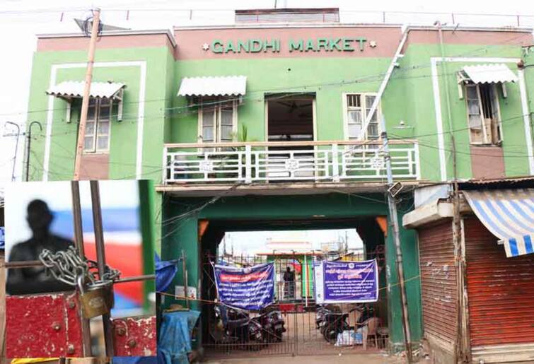 Trichy  Mayor Anbazhagan says Gandhi Market to be shifted to Panjapur area soon - TNN திருச்சி  காந்தி மார்க்கெட் சந்தை விரைவில் பஞ்சப்பூர் பகுதிக்கு மாற்றப்பட உள்ளது - மேயர் அன்பழகன்