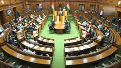 दिल्ली विधानसभा में AAP विधायकों का हंगामा, पानी के बढ़े बिलों की फाड़ीं प्रतियां, BJP पर लगाए ये आरोप