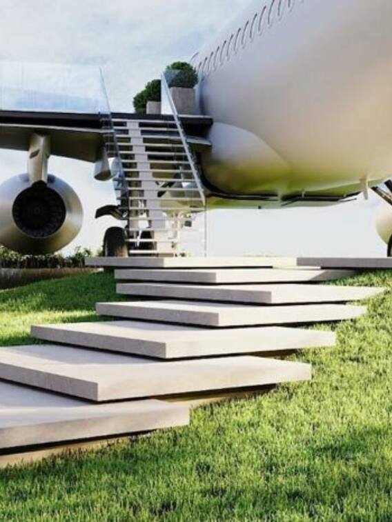 हवाई जहाज को बना दिया आलीशान बंगला, आनंद महिंद्रा भी हुए हैरान