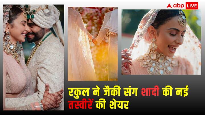 Rakul Preet Jackky Bhagnani Wedding Actress Share Unseen Pics of her bridal kalire and many more pics स्पेशल कलीरों से लेकर एक दूजे का हाथ थामे हुए तक,  Rakul ने जैकी संग अपनी फेयरीटेल शादी की फिर दिखाई झलक
