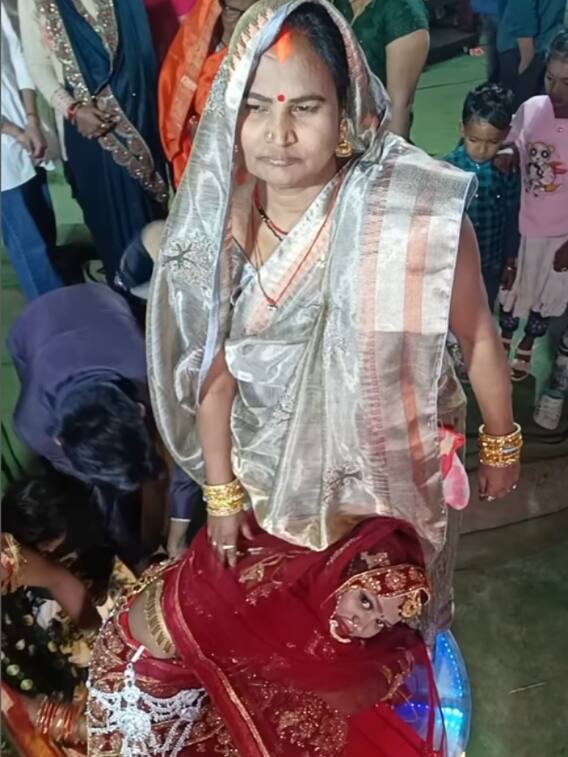 शादी में दुल्हन को मिला 360 डिग्री में आर्शीवाद