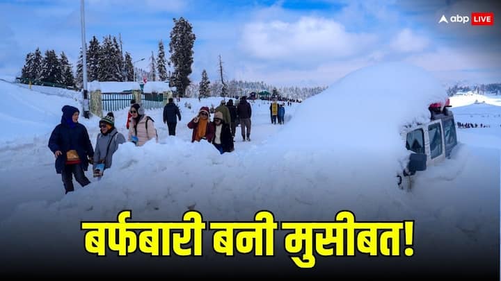 Snowfall Update: जम्मू-कश्मीर के गुलमर्ग में बर्फीले तूफान और हिमस्खलन से पर्यटकों में हाहाकार मचा हुआ है. इतना ही नहीं बर्फीले तूफान के बाद एक विदेशी पर्यटक की मौत हो गई.