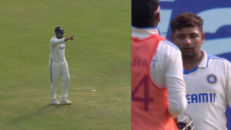 IND vs ENG: Rohit Sharma warns Sarfaraz Khan for not wearing safety gear get to know IND vs ENG: সরফরাজের বাবাকে কথা দিয়েছিলেন ছেলের খেয়াল রাখবেন, তরুণ ক্রিকেটারকে মাঠেই ধমক রোহিতের!