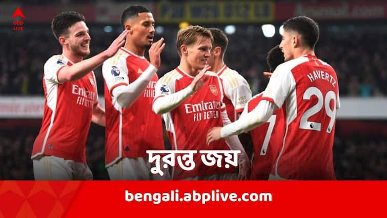 Manchester City and Arsenal win to keep pressure on Premier League topper Liverpool Premier League: নিউক্যাসেলকে উড়িয়ে দিল আর্সেনাল, বোর্নমাউথের বিরুদ্ধে জয়ে লিভারপুলের ওপর চাপ বজায় রাখল ম্যান সিটি