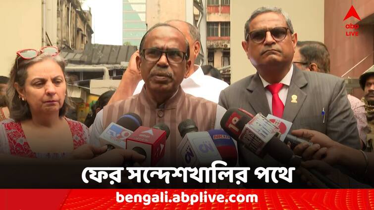 fact finding team of an organization the is again on the way to Sandeshkhali Sandeshkhali Chaos: ফের সন্দেশখালির পথে স্বেচ্ছাসেবী সংগঠনের ফ্যাক্ট ফাইন্ডিং টিম, পথেই আটকাল পুলিশ