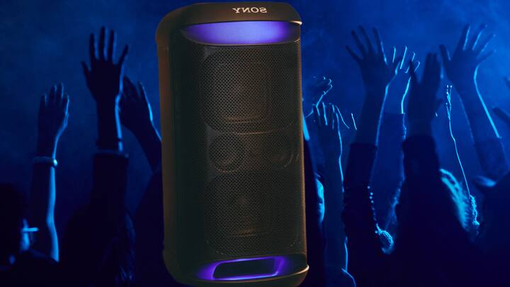 It additionally facilitates karaoke through dual mic inputs, enabling individual mixing and sound adjustments based on preferences. The ambient light feature contributes to the party atmosphere, with customization options available through the Fiestable mobile app. USB connectivity supports music playback and device charging. (Image Source: Sony)