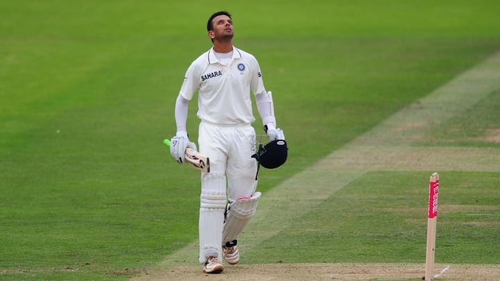 3. राहुल द्रविड़ ने 2002 में इंग्लैंड में हुई IND vs ENG टेस्ट सीरीज़ के दौरान 100.33 के उल्लेखनीय औसत से 602 रन बनाकर तीसरा स्थान हासिल किया। (छवि स्रोत: गेटी)