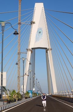 Sudarshan Setu : देशातील सर्वात मोठ्या सुदर्शन सेतूचे PM मोदींच्या हस्ते उद्घाटन!