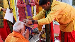 PM Modi Visits Dwarkadhish Temple, Offers Prayer Underwater In Dwarka — In Pics