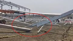 मोठी बातमी! मोदींच्या कार्यक्रमासाठी उभारण्यात येणारा सभामंडप कोसळला; 4 कामगार जखमी