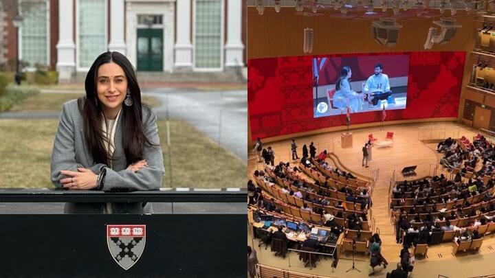 Take a look at Karisma Kapoor's pictures from Harvard Business School in Boston, Massachusetts.