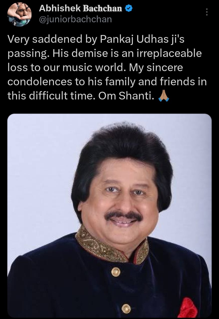 Pankaj Udhas Death: पंकज उधास के निधन की खबर सुन रोने लगे फिल्म प्रोड्यूसर मनोज देसाई, अनूप जलोटा बोले- 'अपने यार को खो दिया