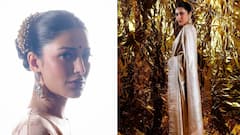 Shruti Haasan Photos : தங்க நிற சேலையில் டாலடிக்கும் ஸ்ருதி ஹாசன்!