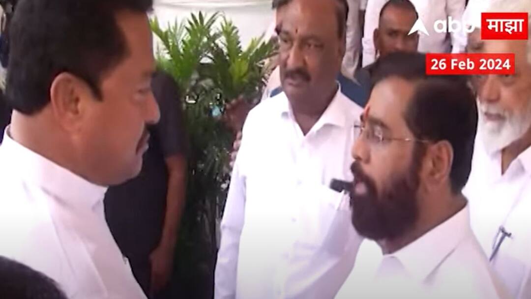 CM Eknath Shinde and Nana Patole Viral Video talking about Manoj Jarange Patil Maratha Reservation Eknath Shinde: मर्यादेच्या बाहेर गेला की कार्यक्रम करतोच, एकनाथ शिंदेंनी नाना पटोलेंना नेमकं कुणाबद्दल सांगितलं?