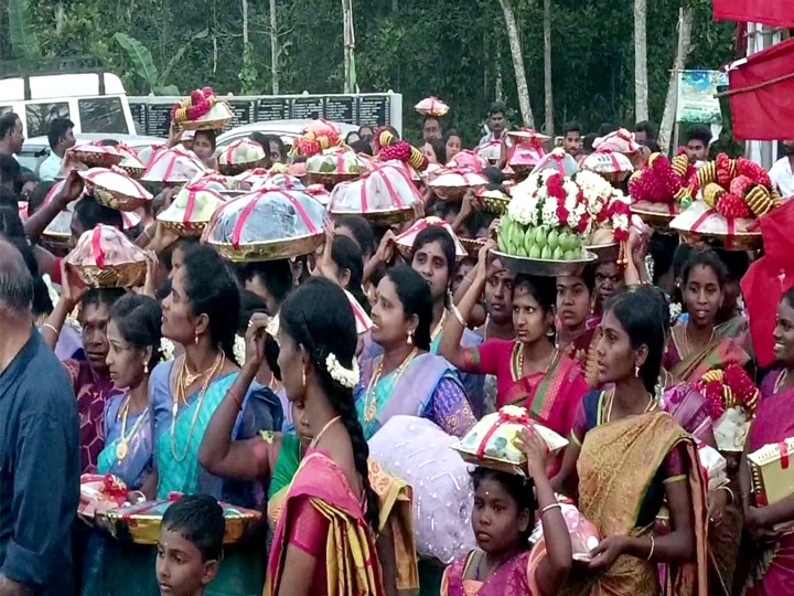 தாய்மாமன் சீர்.. தலைசுற்ற வைத்த ஊர்வலம்.. மலை கிராம மக்களை வியக்க வைத்த மஞ்சள் நீராட்டு விழா