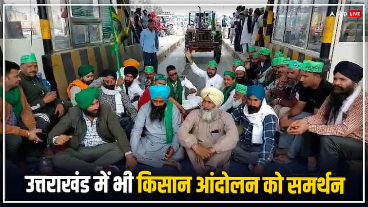 Farmers Protest on haridwar delhi highway in support of Samyukt Kisan Morcha ANN Farmers Protest: उत्तराखंड में भी किसान आंदोलन को मिला समर्थन, हरिद्वार-दिल्ली हाईवे पर घंटों रहा जाम