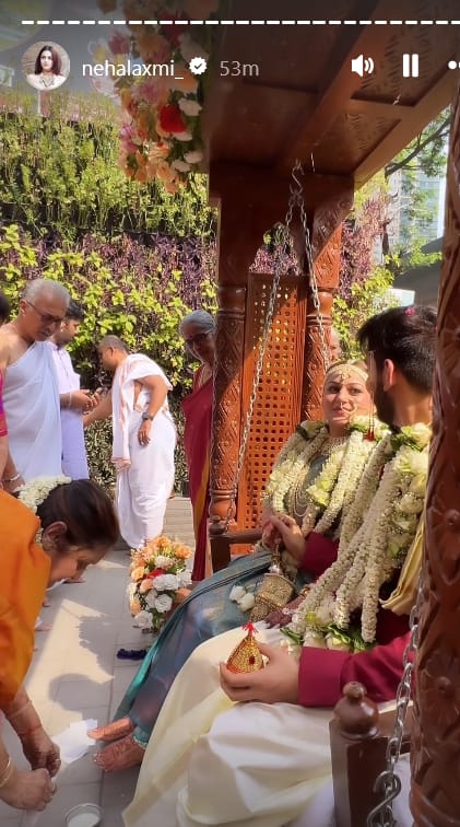 शादी के बंधन में बंधीं इश्कबाज फेम नेहा लक्ष्मी, साउथ इंडियन ब्राइडल लुक में दिखीं गॉर्जियस, देखें इनसाइड झलक