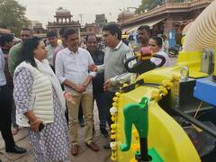IN Pics: अब जोधपुर की तंग गलियों की होगी इस खास मशीन से सफाई, मेयर ने किया शुभारंभ