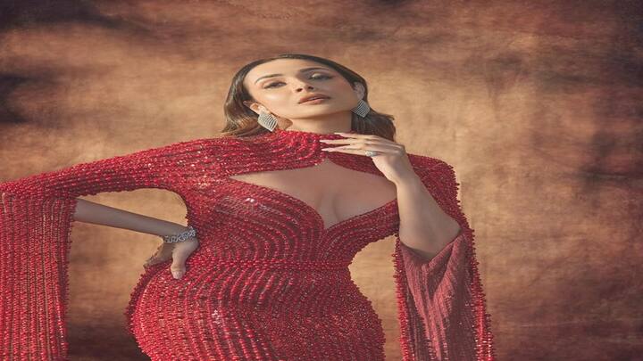 Malaika Arora Pics: મલાઈકા અરોરાએ રેડ બોડીકોન લૂકમાં હોટ ફિગર કર્યું ફ્લોન્ટ, તસવીરો વાયરલ