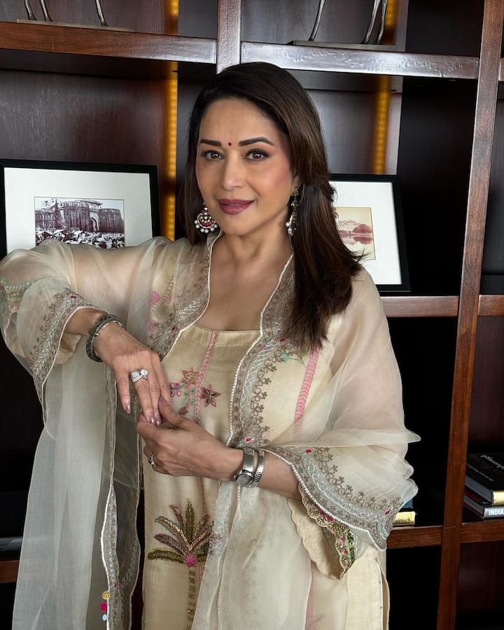 एक काळ असा होता की अभिनेत्री माधुरी दीक्षितला प्रेग्नेंसी क्लॉजवर सही करायला लावली होती.(photo:madhuridixitnene/ig)