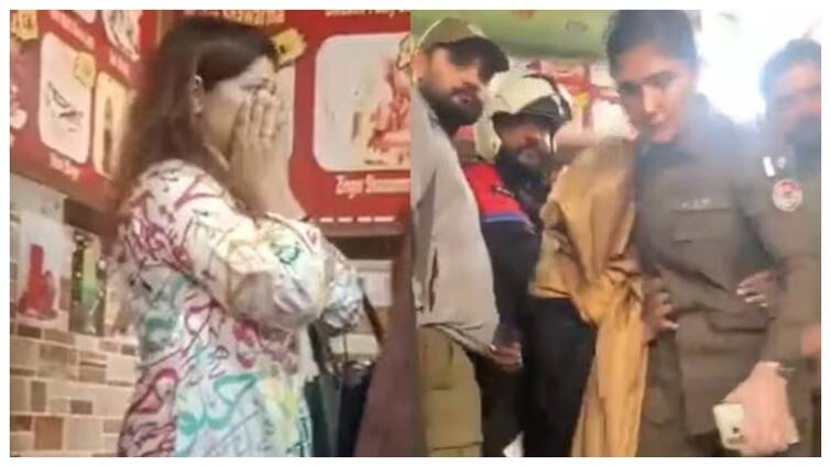 Caught On Cam: Woman Chased By Lahore Mob Over Arabic Text On Kurta Mistaken For Quranic Verses Caught On Cam: Woman Chased By Lahore Mob Over Arabic Text On Kurta Mistaken For Quranic Verses