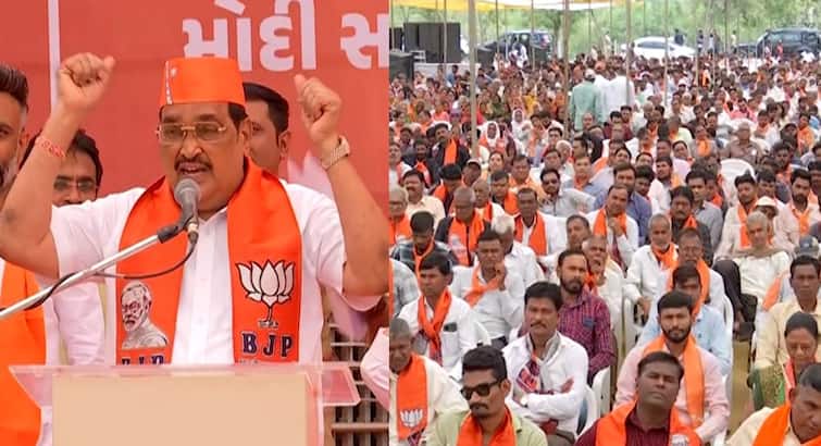 In the presence of CR Patil, BJP recruitment fair, more than 10500 workers joined BJP સી.આર. પાટીલની હાજરીમાં ભાજપનો મહાભરતી મેળો, 10500થી વધુ કાર્યકરો ભાજપમાં જોડાયા