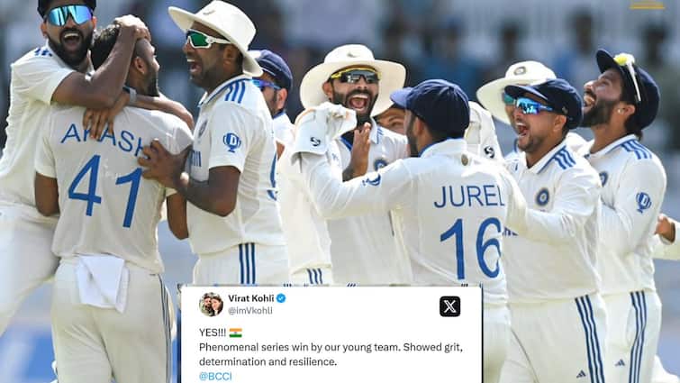 Virat Kohli congratulates victorious Team India in first tweet after Akaays birth Virat Kohli: యంగ్‌ టీం అద్భుతం - కోహ్లీ ప్రశంసల జల్లు
