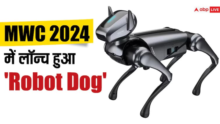 MWC 2024 Tecno Unveiled Dynamic 1 Robot Dog features and details Tecno ने लॉन्च किया रोबोट वाला कुत्ता, कैमरा और दूरबीन के साथ असली डॉग की तरह करता है सारे काम
