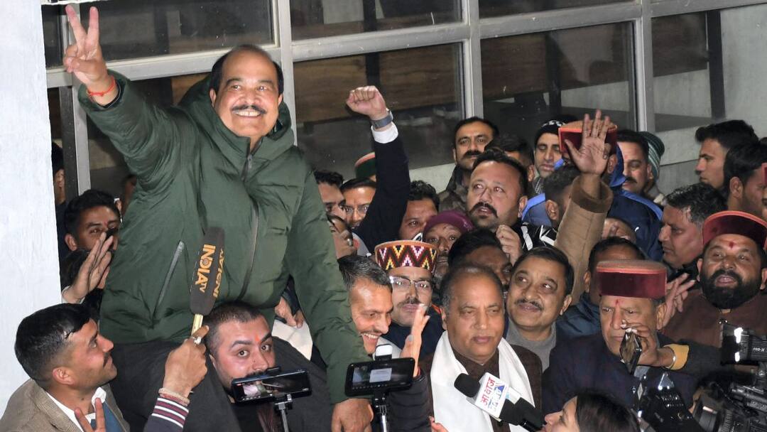 How BJP's Harsh Mahajan Wrested The Sole Rajya Sabha Seat From Abhishek Manu Singhvi In Himachal Harsh Mahajan abhishek manu singhvi Himachal Pradesh Rajya Sabha election results How BJP's Harsh Mahajan Wrested The Sole Rajya Sabha Seat From Abhishek Manu Singhvi In Himachal