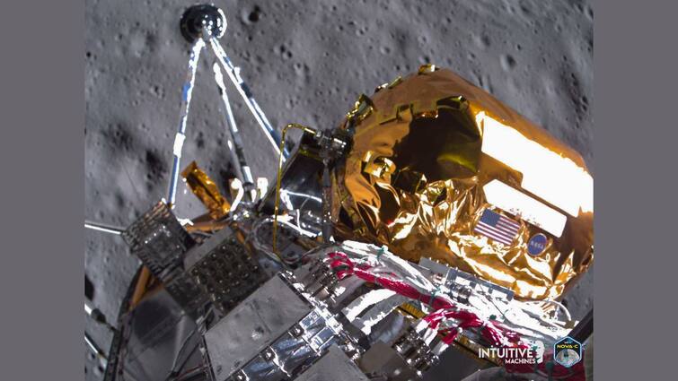 Odysseus Moon Lander Intuitive Machines NASA Sends Final Images Lunar South Pole Before Mission Ends See PICS Odysseus Sends Final Close-Ups Of Moon's South Pole Before Mission Ends. See PICS