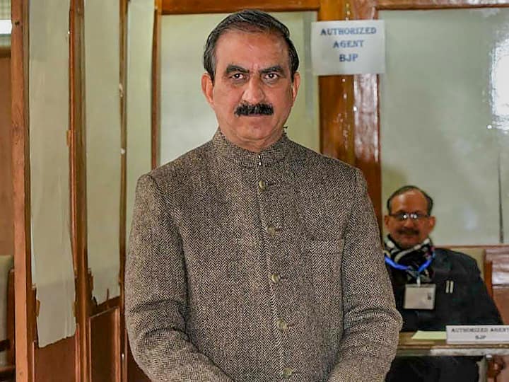 Himachal Pradesh Chief Minister Sukhvinder Singh Sukhu casts his vote for the Rajya Sabha elections, at Assembly complex in Shimla. (Photo: PTI)