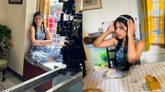 Mirnalini Ravi Photos : ஸ்கூல் பெண்ணாகவே மாறிட்டாங்க.. எனிமி பட நடிகையின் க்யூட் க்ளிக்ஸ்!