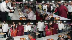 Mukesh Ambani, Anant Ambani And Radhika Merchant Serve Food To 51,000 Locals In Jamnagar To Kickstart Lavish Pre-Wedding Ceremony