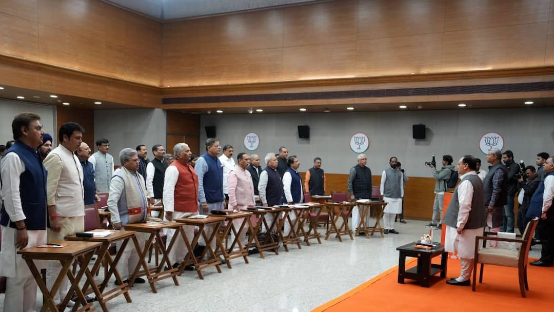 Lok Sabha Elections BJP Candidates Rajnath Singh NDA PM Narendra Modi Amit Shah JP Nadda Eye On Lok Sabha Polls, BJP Holds Huddles To Discuss Candidates Across States