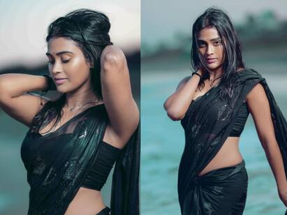 bigg boss contestand poornima ravi recent photos Poornima Ravi: சொட்ட சொட்ட நெனையுது தாஜ்மஹால்: புடவையில் அசத்தும் பிக்பாஸ் பூர்ணிமா!