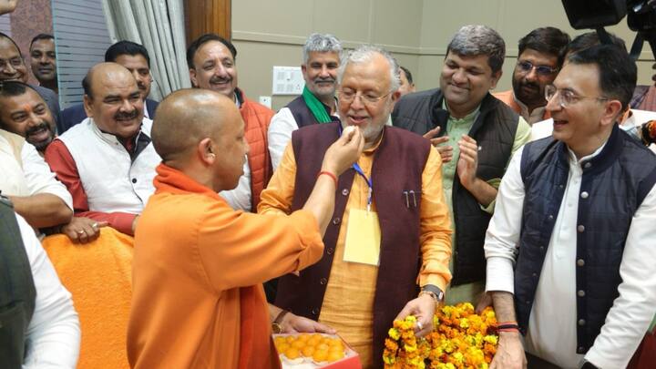 The saffron party had fielded Union Minister RPN Singh, former MP Chaudhary Tejveer Singh, general secretary of the party's Uttar Pradesh unit Amarpal Maurya, former state minister Sangeeta Balwant (Bind), party spokesperson Sudhanshu Trivedi, former MLA Sadhna Singh, former Agra mayor Naveen Jain and industrialist Sanjay Seth from UP. (Source: X/@IANS) )