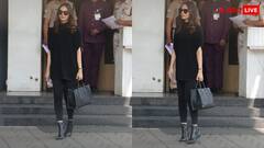 ऑल ब्लैक लुक में एयरपोर्ट पर धांसू अंदाज में Manushi Chhillar ने ली एंट्री, एक्ट्रेस ने स्टाइलिश अंदाज में ढाया कहर