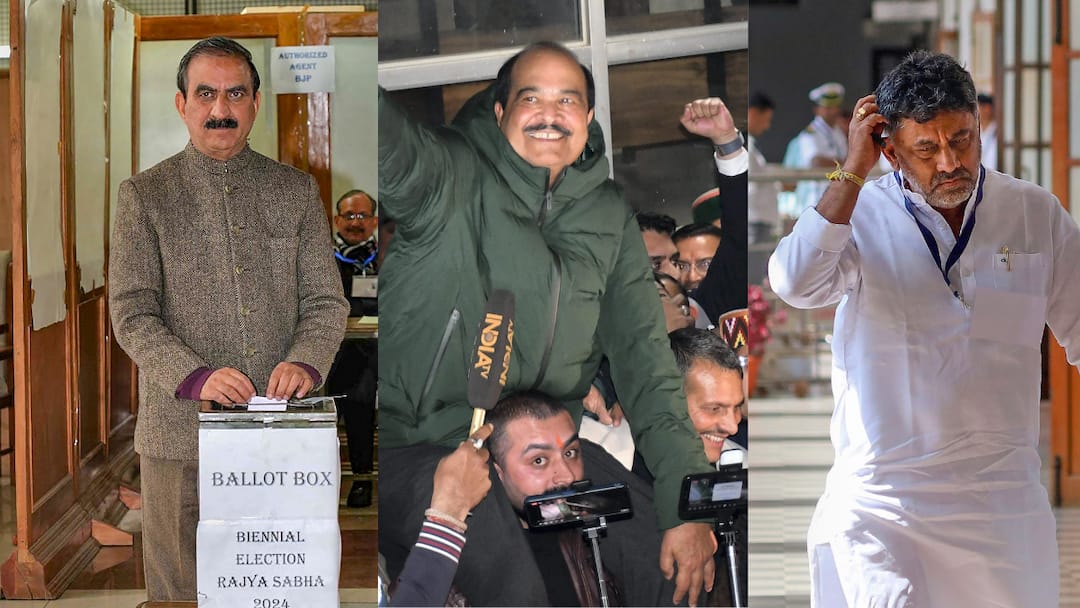 Rajya Sabha Polls: DK Shivakumar In Himachal Today After New Congress Debacle, BJP Hawk-Eyed — Top Points Rajya Sabha Elections 2024 Himachal Pradesh DK Shivakumar Sukhvinder Singh Sukhu BJP Jairam Thakur Floor Test Rajya Sabha Polls: DK Shivakumar In Himachal Today After New Congress Debacle, BJP Hawk-Eyed — Top Points