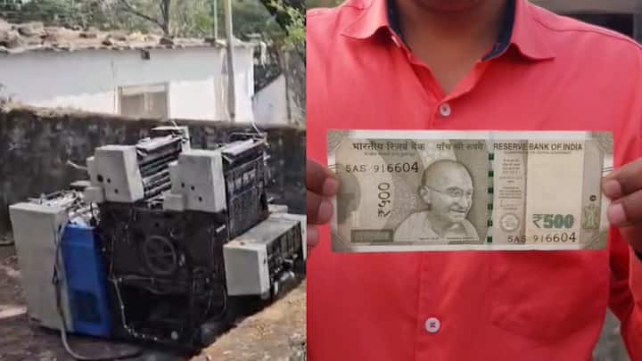 Pune Crime News Six arrested for printing fake 500  notes incident in PCMC Pune Pune Crime News : चीनचा कागद, आप्पा बळवंत चौकातील छपाई मशीन अन् 500 च्या बनावट नोटा; पोलिसांचा थेट छापा, एका मिनिटांत गेम खल्लास