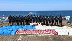 Navy, NCB Seize 3000 Kg Drugs Off Porbandar Coast In Biggest Haul. Amit Shah Hails Agencies