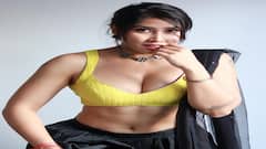 Sofia Ansari Photos: ડીપનેક બ્લાઉઝમાં ક્લીવેજ ફ્લોન્ટ કરતી જોવા મળી સોફિયા અંસારી