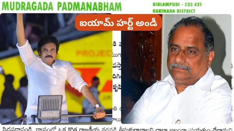 Former minister Mudragada writes another letter against Janasena chief Pawan Kalyan Mudragada Wrote A letter To Pawana:  పవన్‌పై హర్ట్‌ అయిన ముద్రగడ- తన అవసరం జనసేనానికి రాకూడదని బహిరంగ లేఖ