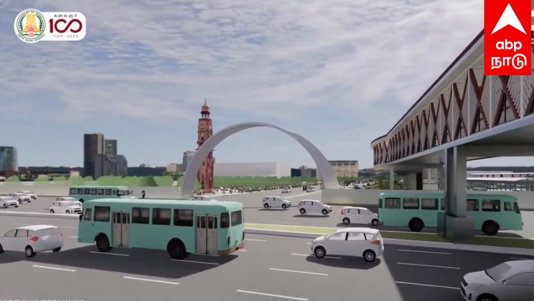 Kilambakkam Skywalk Bridge: வாவ்...! சூப்பர் கிளாம்பாக்கத்திற்கு வந்த சூப்பர் அப்டேட்..! ஃபாரின் மாதிரி இருக்குபா..! Photographs of an sky walk bridge that could connect the kilambakkam bus station to the railway station have been released Kilambakkam Skywalk Bridge: வாவ்...! சூப்பர் கிளாம்பாக்கத்திற்கு வந்த சூப்பர் அப்டேட்..! ஃபாரின் மாதிரி இருக்குபா..!