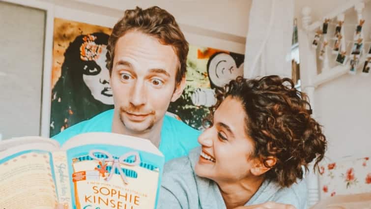 Taapsee Pannu Reacts To Rumours About Her Wedding With Mathias Boe Taapsee Pannu Reacts To Her Wedding Rumours, Says ‘Not Like I'm Doing Something Illegal’